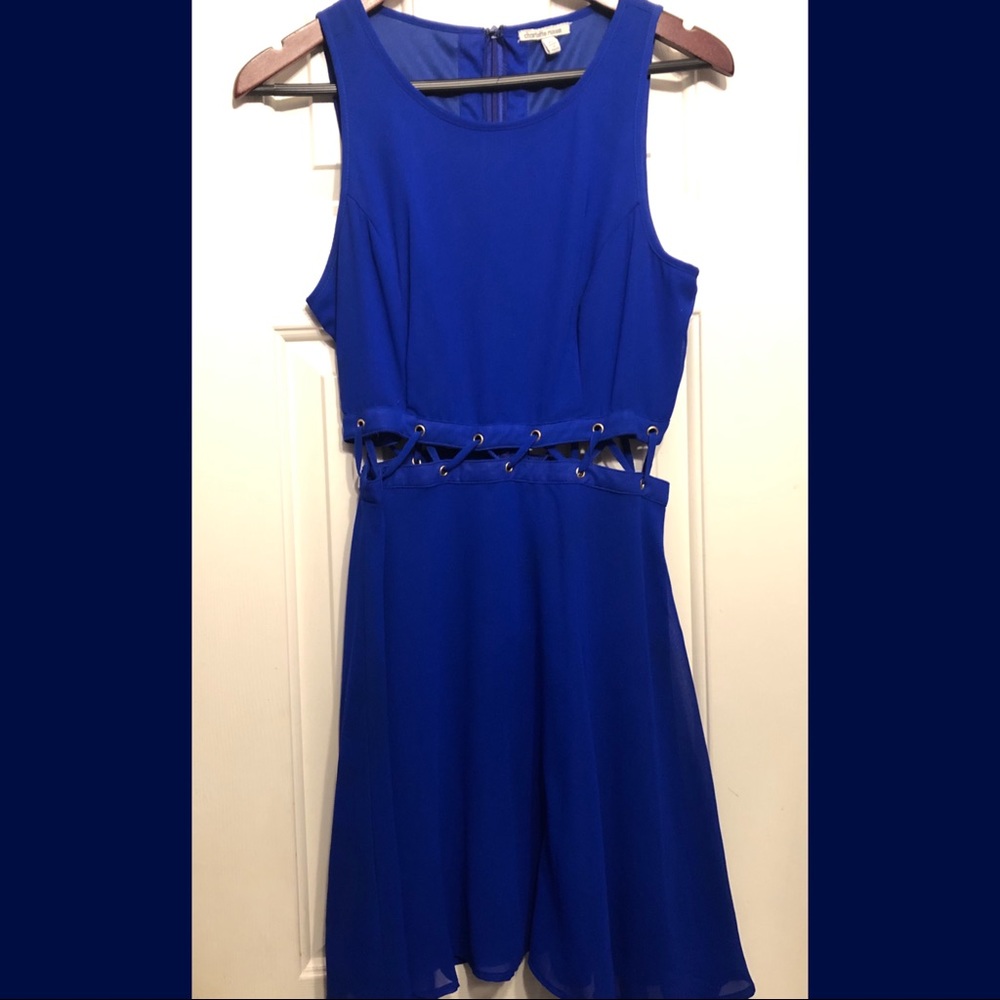 Electric Blue Dress